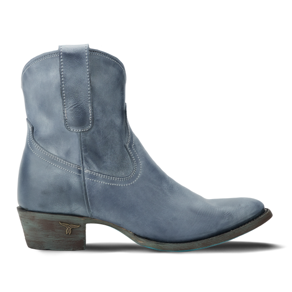 Lane Boots Plain Jane Bootie - Washed Denim
