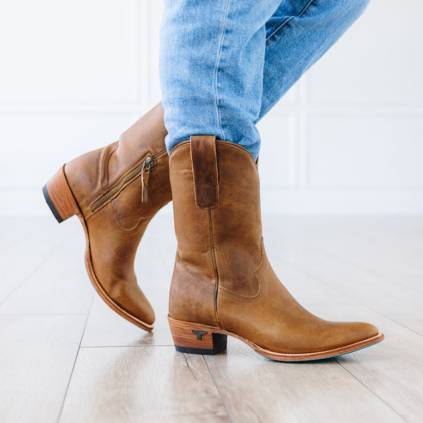 Lane Boots Plain Jane Midi - Desert Clay