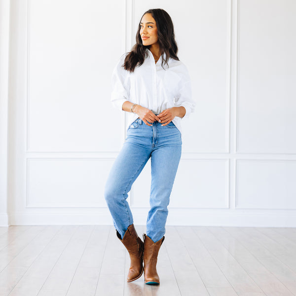 Lane Boots Plain Jane Midi - Desert Clay