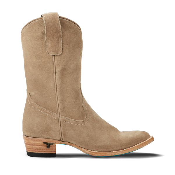 Lane Boots Plain Jane Midi - Latte Suede