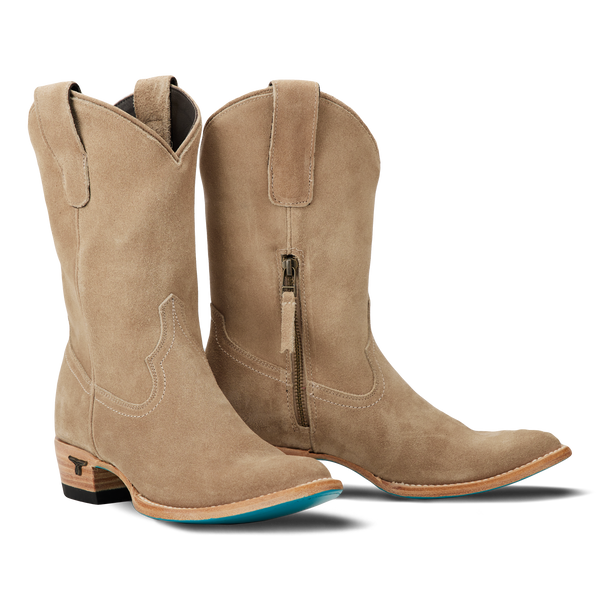 lane boots Plain Jane Midi - Latte Suede