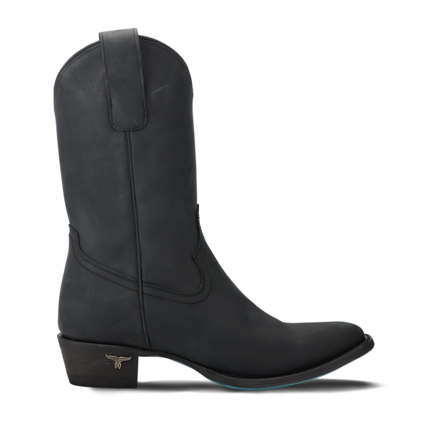 Lane Boots Plain Jane Midi - Matte Black