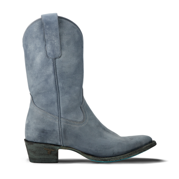 Lane Boots Plain Jane Midi - Washed Denim