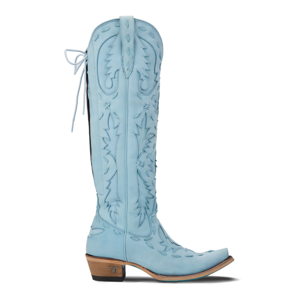 Lane Boots Reverie Knee High Corset - Powder Blue