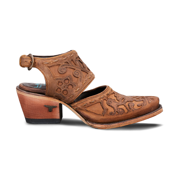 Lane Boots Robin Slingback Mule - Burnt Caramel