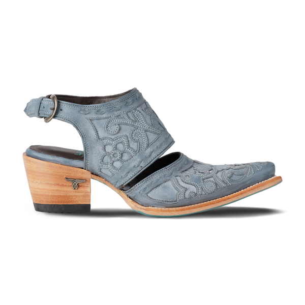 Lane Boots Robin Slingback Mule - Washed Denim