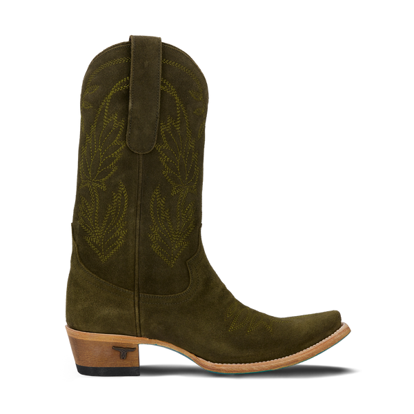 Lane Boots Sandaga Midi - Olive Suede