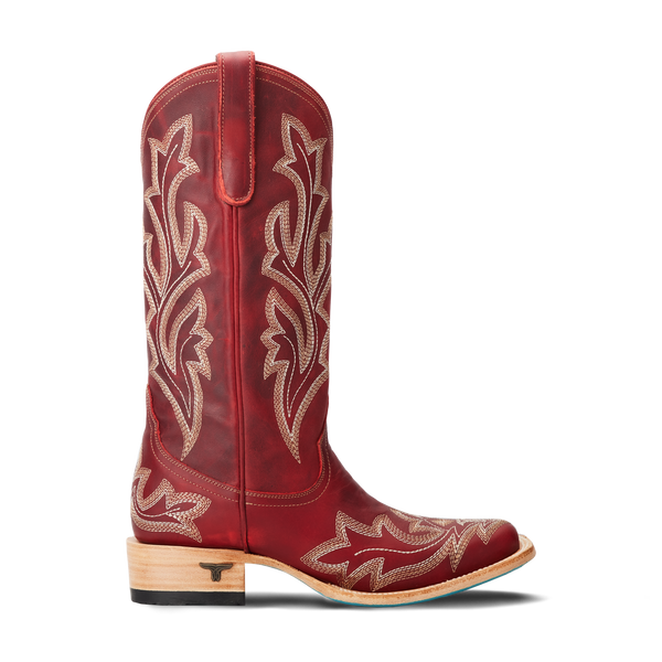 Lane Boots Saratoga Square Boot - Smoldering Ruby