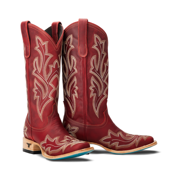 lane boots Saratoga Square Boot - Smoldering Ruby