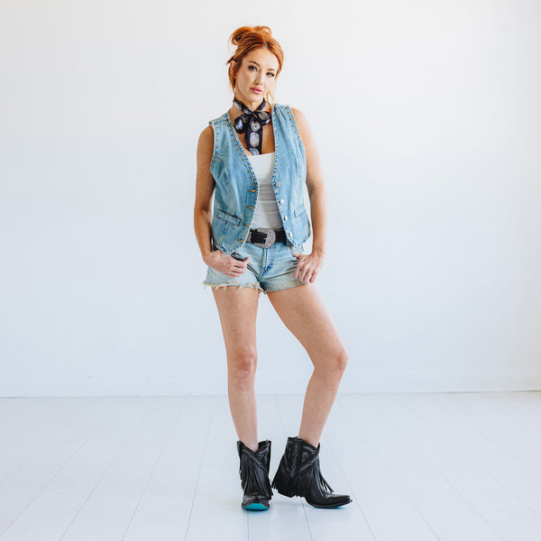 Lane Boots Senita Falls Bootie - Jet Black