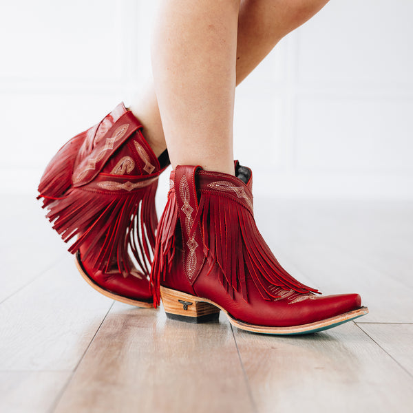 Lane Boots Senita Falls Bootie - Smoldering Ruby