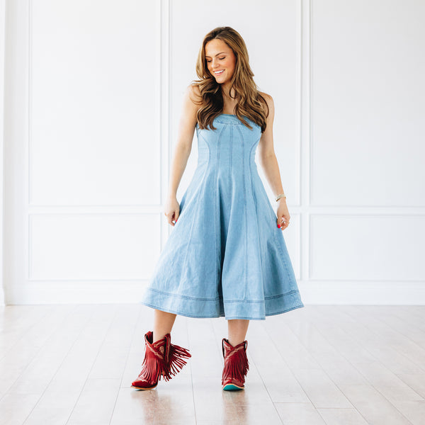 Lane Boots Senita Falls Bootie - Smoldering Ruby