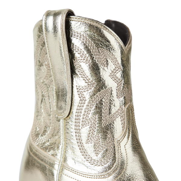 Lane Boots Smokeshow Bootie - Champagne Metallic