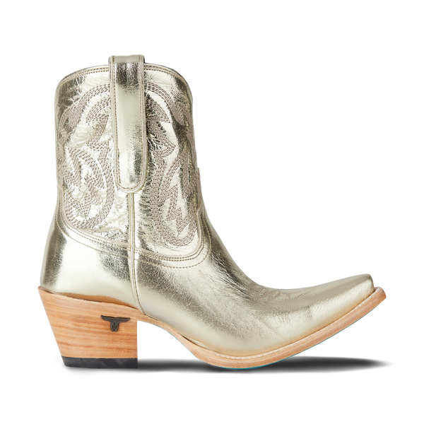 Lane Boots Smokeshow Bootie - Champagne Metallic
