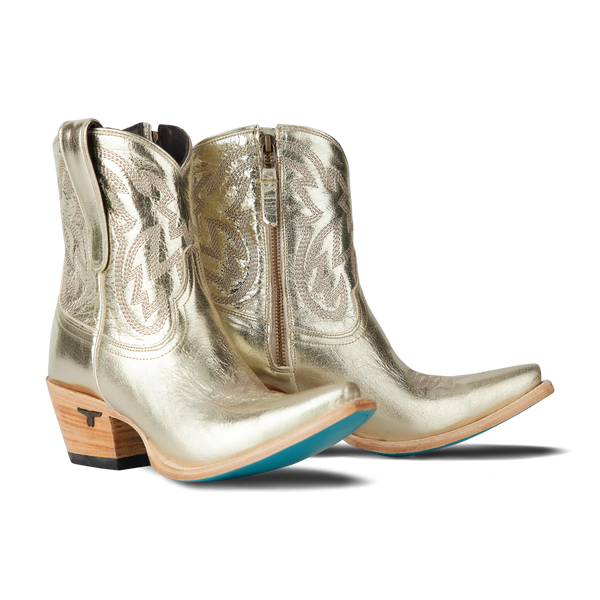 lane boots Smokeshow Bootie - Champagne Metallic