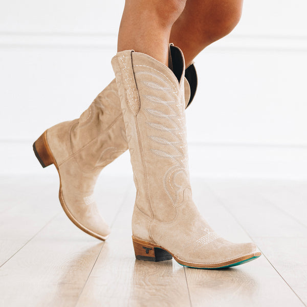 Lane Boots Squash Blossom Boot - Latte Suede