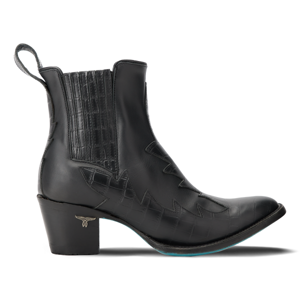 Lane Boots Western Chelsea Bootie - Jet Black