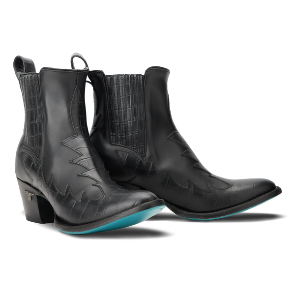 lane boots Western Chelsea Bootie - Jet Black