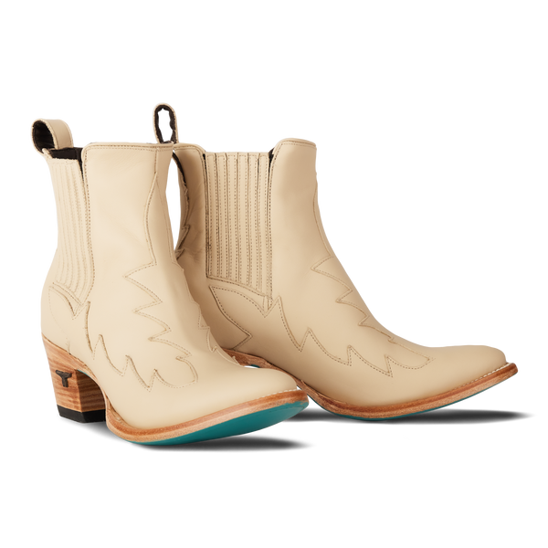 lane boots Western Chelsea Bootie - Pale Ivory