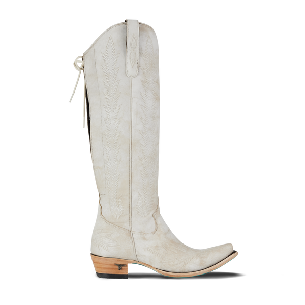 Lane Boots Lexington Knee High Corset - Ceramic Crackle