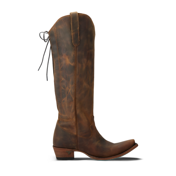 Lane Boots Olivia Jane Knee High Corset - Burnt Caramel