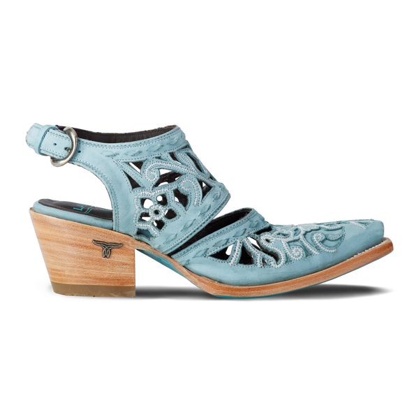Lane Boots Robin Cut Out Slingback Mule - Powder Blue