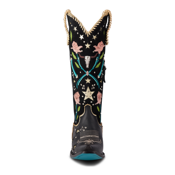 Lane Boots Stars Align Boot - Jet Black & Ceramic Crackle