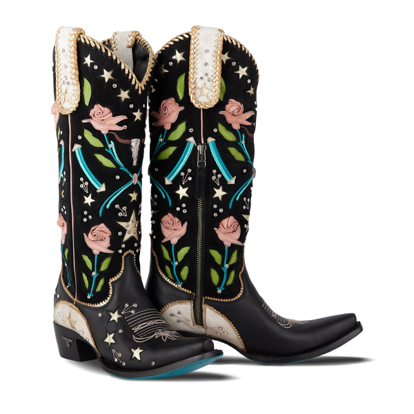lane boots Stars Align Boot - Jet Black & Ceramic Crackle