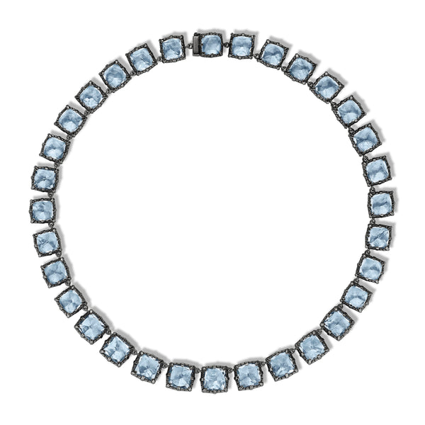 larkspur & hawk Bella Graduated Rivière (Black Rhodium or Yellow Gold Wash)