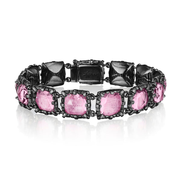 Larkspur & Hawk Bella Large Jeau De Paume Bracelet (Black Rhodium Or Yellow Gold Wash)