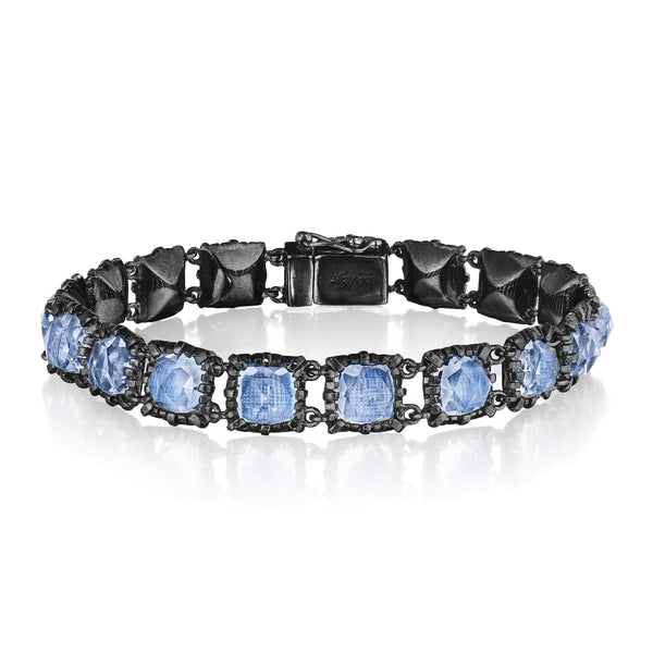 Larkspur & Hawk Bella Small Jeu De Paume Bracelet (Black Rhodium Or Yellow Gold Wash)