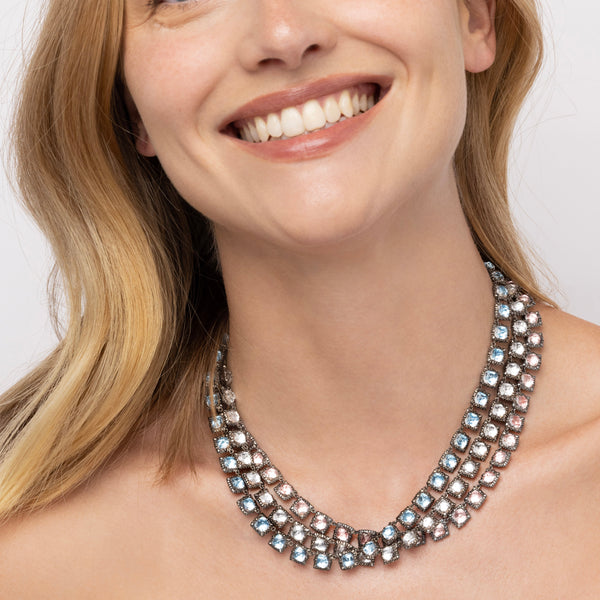 Larkspur & Hawk Bella Small Rivière (Black Rhodium Or Yellow Gold Wash)
