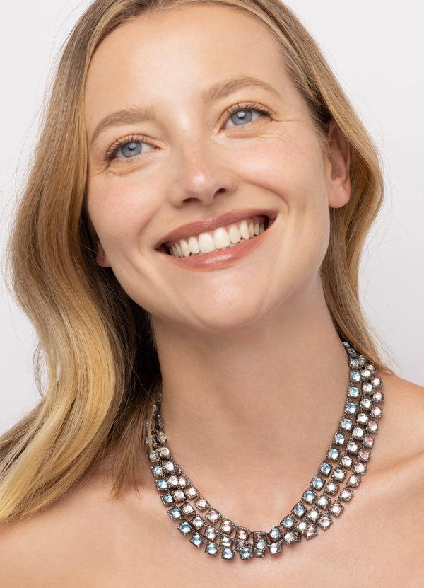 Larkspur & Hawk Bella Small Rivière (Black Rhodium Or Yellow Gold Wash)