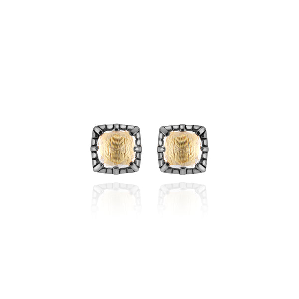 Larkspur & Hawk Bella Stud Earrings (Black Rhodium Or Yellow Gold Wash)