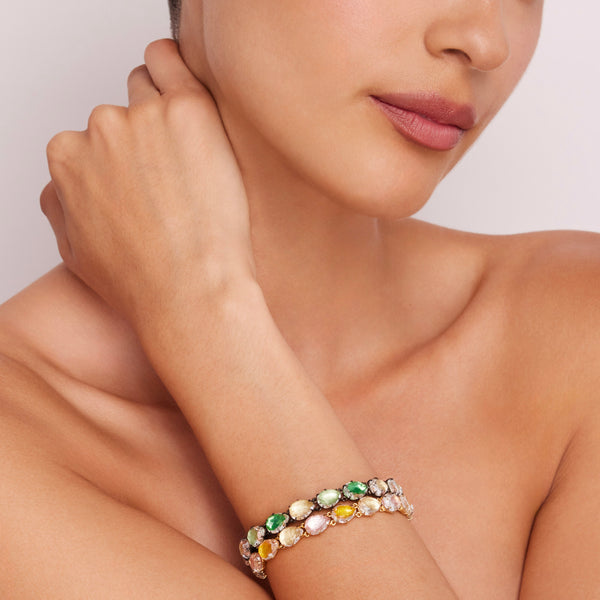 Larkspur & Hawk Caterina Bracelet (Black Rhodium Or Yellow Gold Wash)