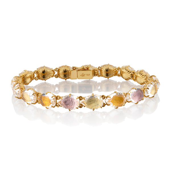 larkspur & hawk Caterina Bracelet (Black Rhodium or Yellow Gold Wash)