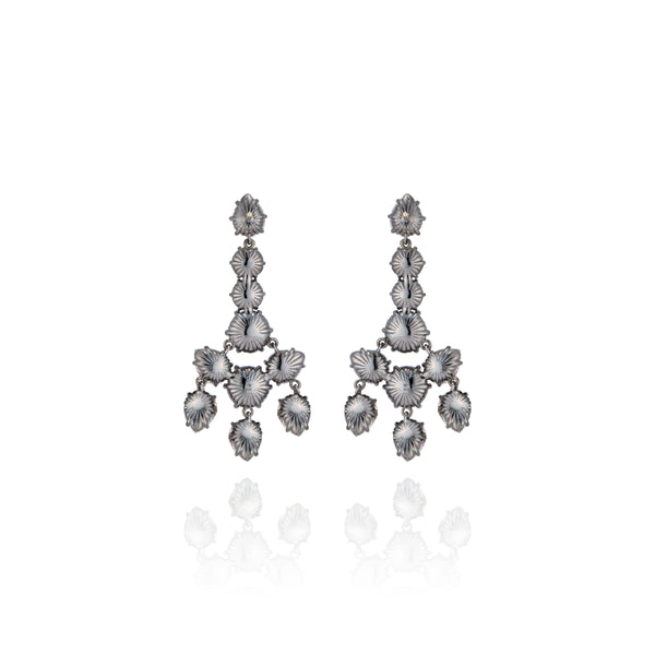 Larkspur & Hawk Caterina Girandole Earrings (Black Rhodium Wash)