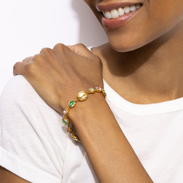 Larkspur & Hawk Catherine Bracelet (Black Rhodium Or Yellow Gold Wash)