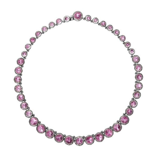 Larkspur & Hawk Catherine Round Rivière (Black Rhodium Or Yellow Gold Wash)