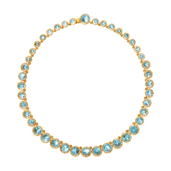 larkspur & hawk Catherine Round Rivière (Black Rhodium or Yellow Gold Wash) larkspur & hawk Catherine Round Rivière (Black Rhodium or Yellow Gold Wash)