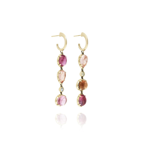 Larkspur & Hawk Emily's Garden Collet 4-Drop Earrings (14k Gold)
