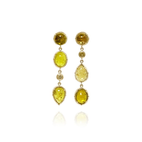 Larkspur & Hawk Emily's Garden Collet 4-Drop Earrings (14k Gold)