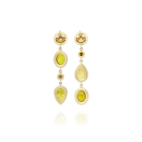Larkspur & Hawk Emily's Garden Collet 4-Drop Earrings (14k Gold)