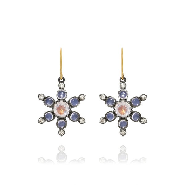 larkspur & hawk Estrela 1-Drop Earrings (Black Rhodium Wash) larkspur & hawk Estrela 1-Drop Earrings (Black Rhodium Wash)