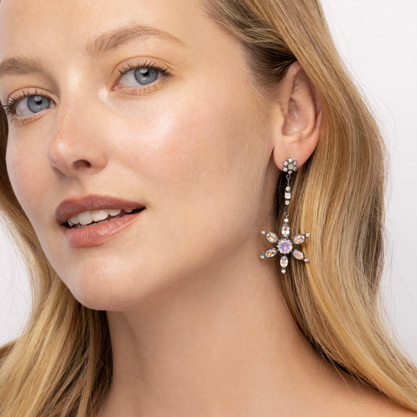 Larkspur & Hawk Estrela Pendant Earrings (Black Rhodium Wash)