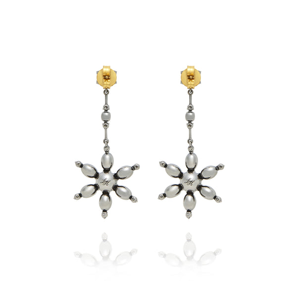 Larkspur & Hawk Estrela Pendant Earrings (Black Rhodium Wash)