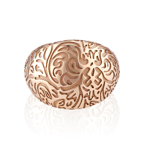 Larkspur & Hawk Illustrated Arbor Bombay Ring (14k Gold)