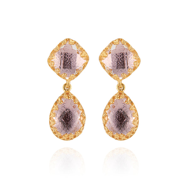 Larkspur & Hawk Jane Small Day Night Earrings (Black Rhodium Or Yellow Gold Wash)