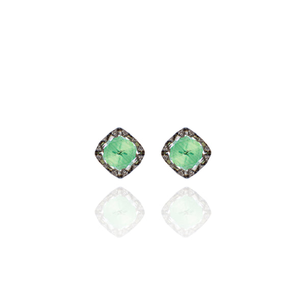Larkspur & Hawk Jane Small Post Earrings (Black Rhodium Or Yellow Gold Wash)
