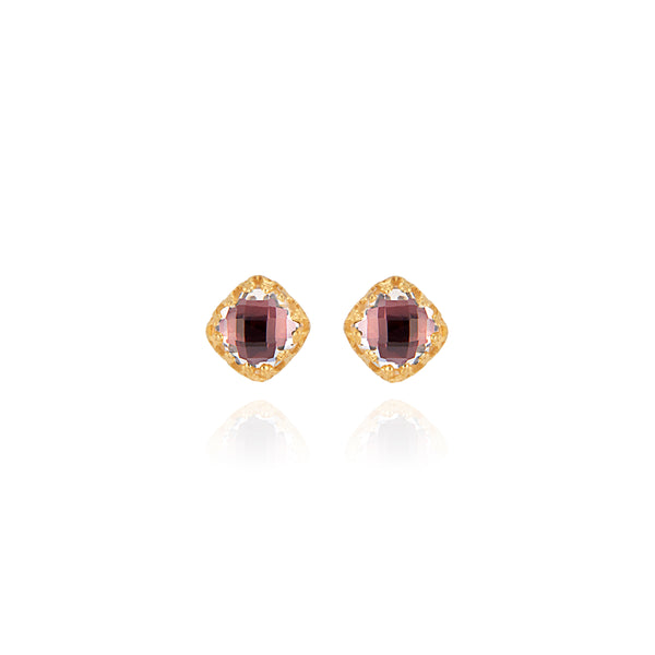 Larkspur & Hawk Jane Small Post Earrings (Black Rhodium Or Yellow Gold Wash)